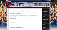 Desktop Screenshot of fcjunkersdorf.de