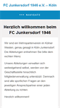 Mobile Screenshot of fcjunkersdorf.de